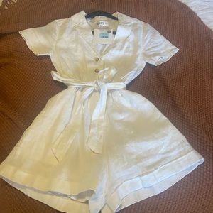 Seek the label linen romper